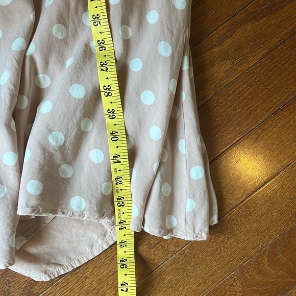 Reformation | Lanai Pink & White Polka Dot Midi Dress Small Retro Sleeveless - Picture 11 of 11